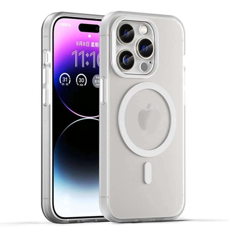 MagSafe Frosted Translucent TPU + PC Full Coverage Phone Case, For iPhone 16 Pro Max, For iPhone 16 Pro, For iPhone 16 Plus