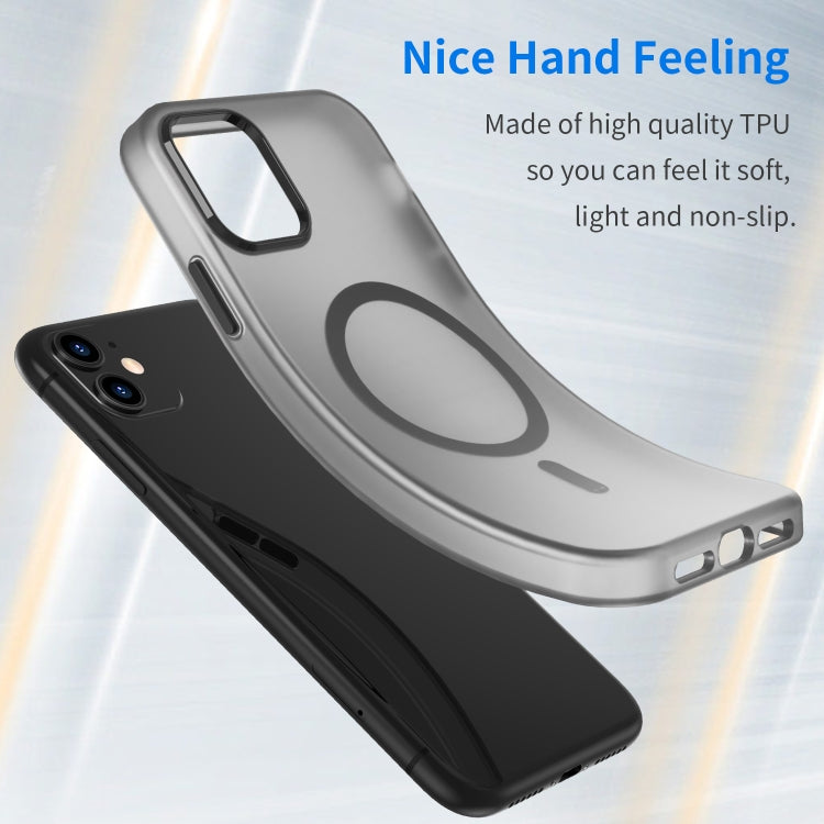 MagSafe Frosted Translucent TPU + PC Full Coverage Phone Case, For iPhone 11, For iPhone 11 Pro