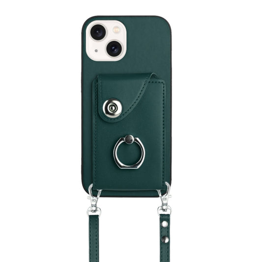 Organ Card Bag Ring Holder Phone Case with Long Lanyard, For iPhone 13, For iPhone 13 mini, For iPhone 12, For iPhone 12 Pro Max, For iPhone 12 Pro