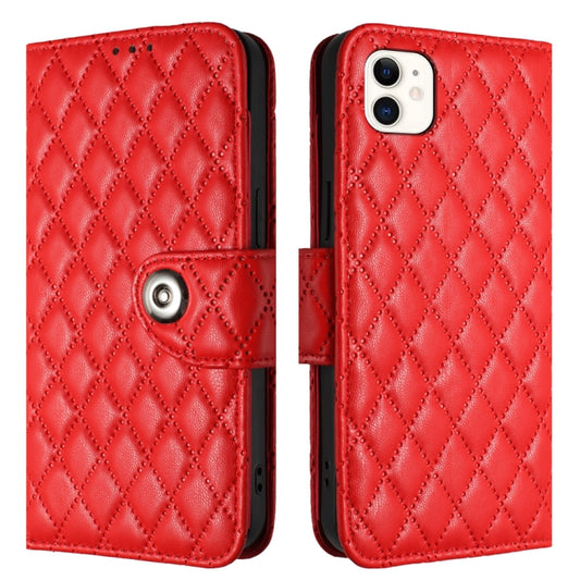 Rhombic Texture Flip Leather Phone Case with Lanyard, For iPhone 11, For iPhone 11 Pro, For iPhone XS / X, For iPhone XR, For iPhone XS Max