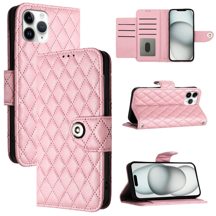 Rhombic Texture Flip Leather Phone Case with Lanyard, For iPhone 11, For iPhone 11 Pro, For iPhone XS / X, For iPhone XR, For iPhone XS Max