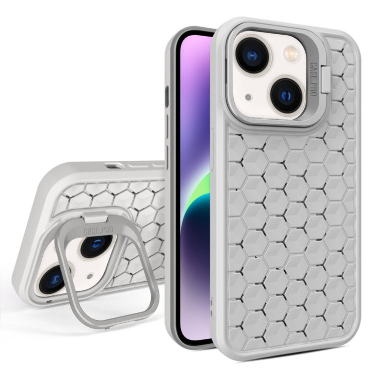 Honeycomb Radiating Lens Holder Magsafe Phone Case, For iPhone 15 Pro, For iPhone 15 Plus, For iPhone 15, For iPhone 14 Plus, For iPhone 14