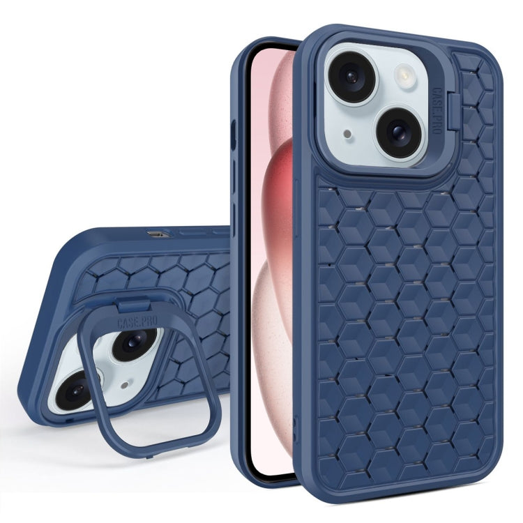 Honeycomb Radiating Lens Holder Magsafe Phone Case, For iPhone 15 Pro, For iPhone 15 Plus, For iPhone 15, For iPhone 14 Plus, For iPhone 14