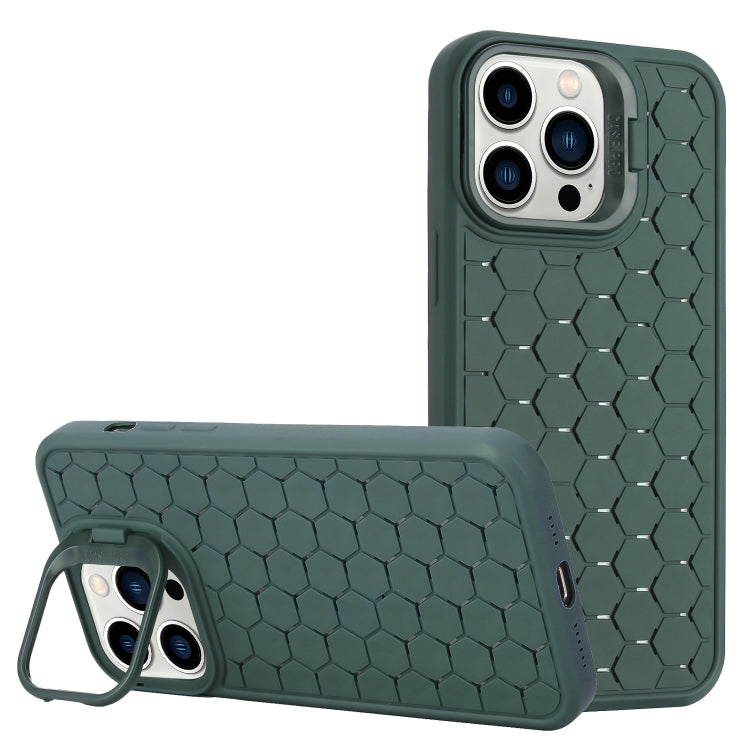 Honeycomb Radiating Lens Holder Magsafe Phone Case, For iPhone 16 Pro Max, For iPhone 16 Pro, For iPhone 16 Plus, For iPhone 16, For iPhone 15 Pro Max