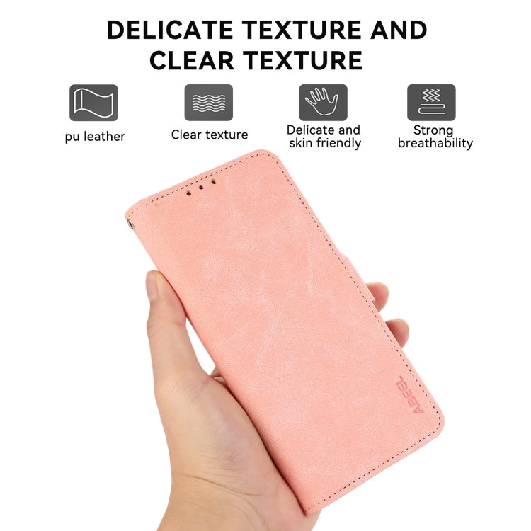 ABEEL Frosted Magnetic RFID Leather Phone Case, For iPhone 14, For iPhone 14 Pro, For iPhone 14 Pro Max, For iPhone 13 Pro Max, For iPhone 13 Pro