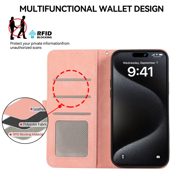 ABEEL Color Block Magnetic RFID Leather Phone Case, For iPhone 13, For iPhone 12 / 12 Pro, For iPhone 12 Pro Max