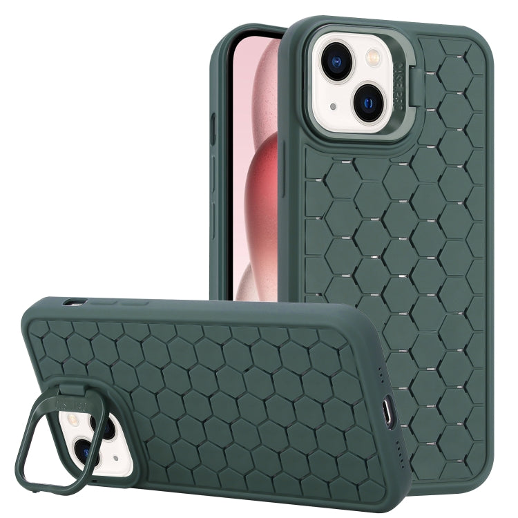 Honeycomb Radiating Lens Holder TPU Phone Case, For iPhone 14 Pro, For iPhone 14 Pro Max, For iPhone 13 Pro Max, For iPhone 13 Pro, For iPhone 13