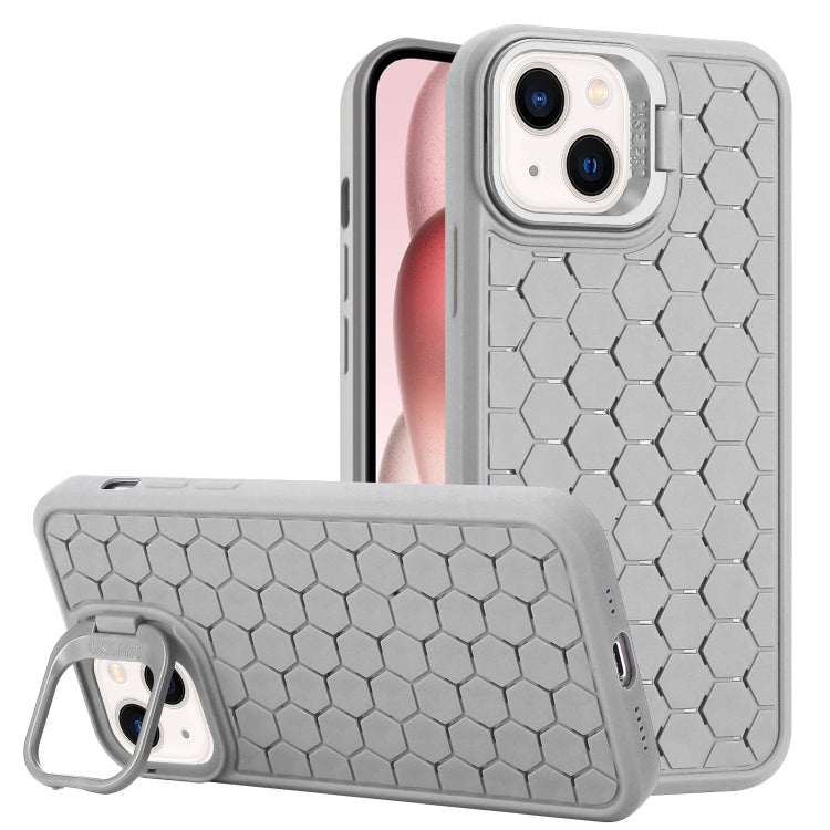 Honeycomb Radiating Lens Holder TPU Phone Case, For iPhone 14 Pro, For iPhone 14 Pro Max, For iPhone 13 Pro Max, For iPhone 13 Pro, For iPhone 13