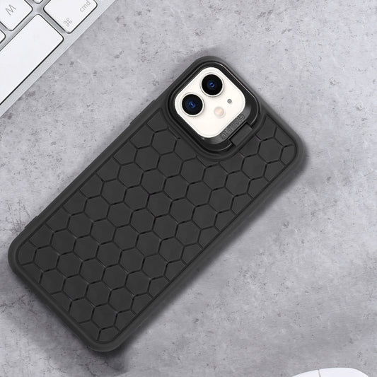 Honeycomb Radiating Lens Holder TPU Phone Case, For iPhone 12, For iPhone 12 Pro Max, For iPhone 12 Pro, For iPhone 11 Pro Max, For iPhone 11