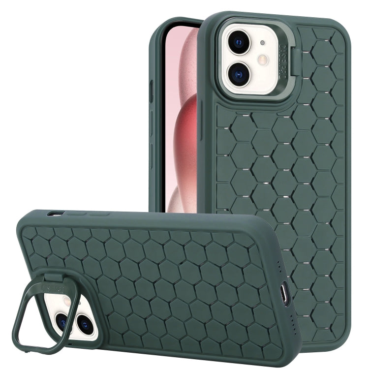 Honeycomb Radiating Lens Holder TPU Phone Case, For iPhone 12, For iPhone 12 Pro Max, For iPhone 12 Pro, For iPhone 11 Pro Max, For iPhone 11