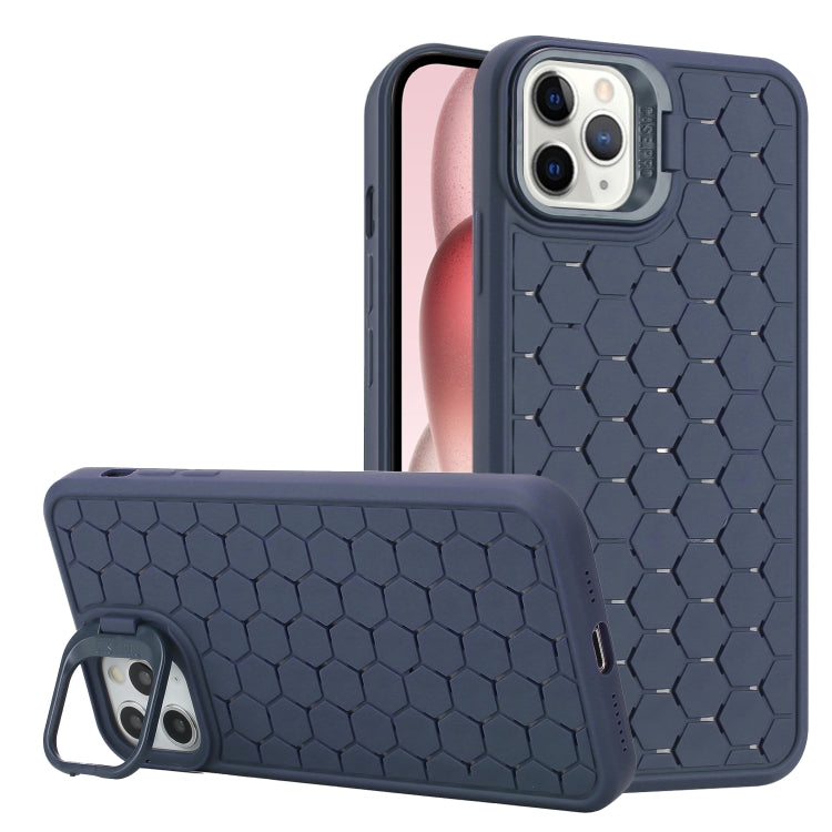 Honeycomb Radiating Lens Holder TPU Phone Case, For iPhone 12, For iPhone 12 Pro Max, For iPhone 12 Pro, For iPhone 11 Pro Max, For iPhone 11