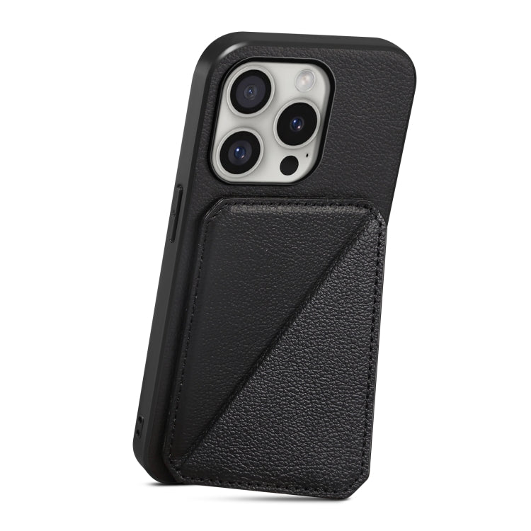 D04 Calf Texture Dual Card Slot Holder Phone Case, For iPhone 16 Pro Max, For iPhone 16 Pro, For iPhone 16 Plus, For iPhone 16, For iPhone 7 / 8 / SE 2022, For iPhone 15 Pro Max, For iPhone 15 Pro, For iPhone 15 Plus