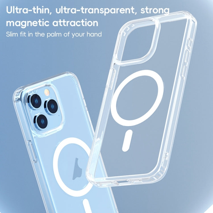 ZGA Magsafe Clear PC Hybrid TPU Phone Case, For iPhone 16 Pro Max, For iPhone 16 Pro, For iPhone 16 Plus, For iPhone 16, For iPhone 15 Pro Max, For iPhone 15 Pro, For iPhone 15 Plus, For iPhone 15