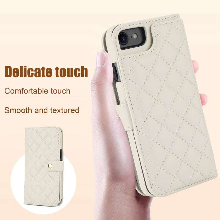 Crossbody Multifunction Rhombic Leather Phone Case, For iPhone 7 / 8 / SE 2022, For iPhone 13 Pro Max, For iPhone 13 Pro, For iPhone 13 mini