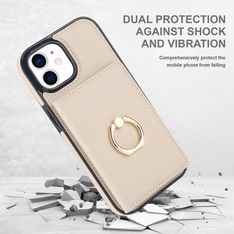 RFID Anti-theft Card Ring Holder Phone Case, For iPhone 11, For iPhone 11 Pro, For iPhone XS / X, For iPhone XR