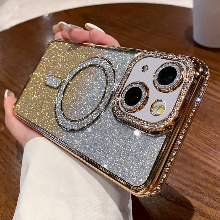 Diamond Gradient Glitter Plated MagSafe Phone Case, For iPhone 14 Pro, For iPhone 14 Pro Max, For iPhone 13 Pro Max, For iPhone 13 Pro, For iPhone 13