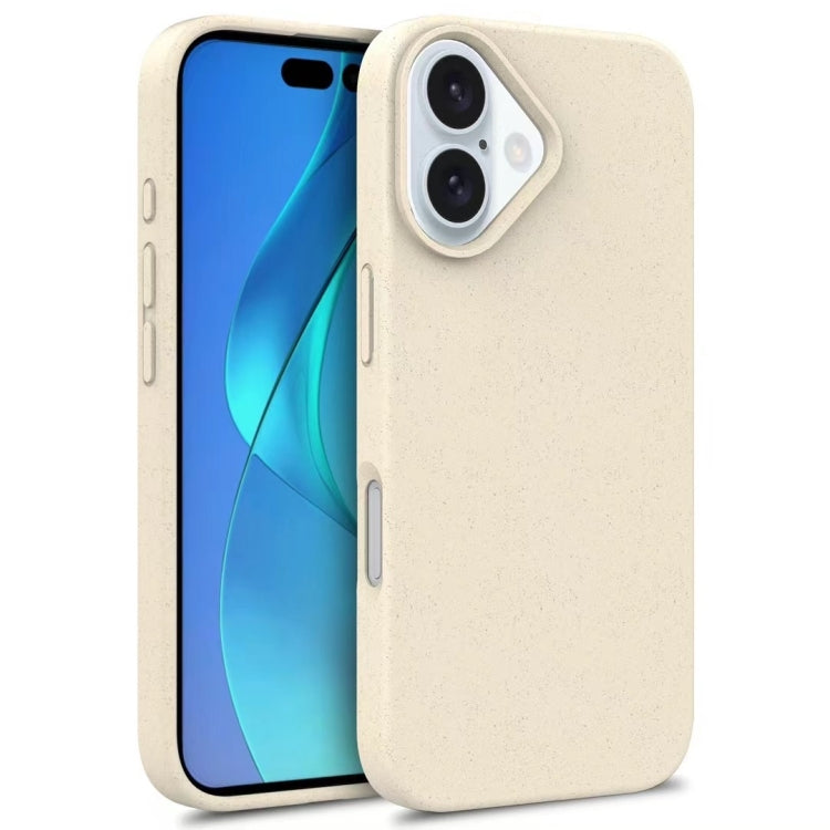 Wheat Straw TPU Phone Case, For iPhone 16e, For iPhone 16 Pro Max, For iPhone 16 Pro, For iPhone 16 Plus