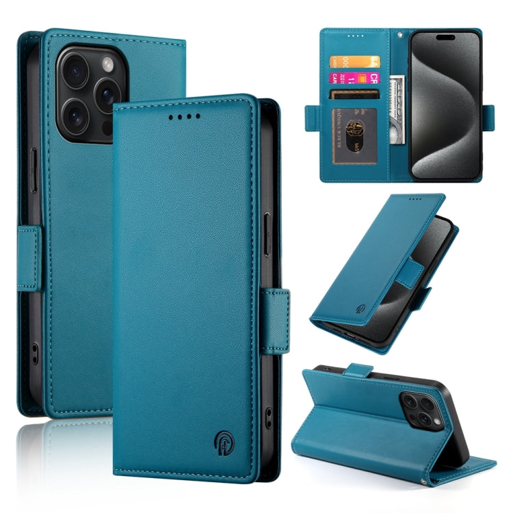 Side Buckle Magnetic Frosted Leather Phone Case, iPhone 16e, For iPhone 15 Pro Max, For iPhone 15 Pro, For iPhone 15 Plus