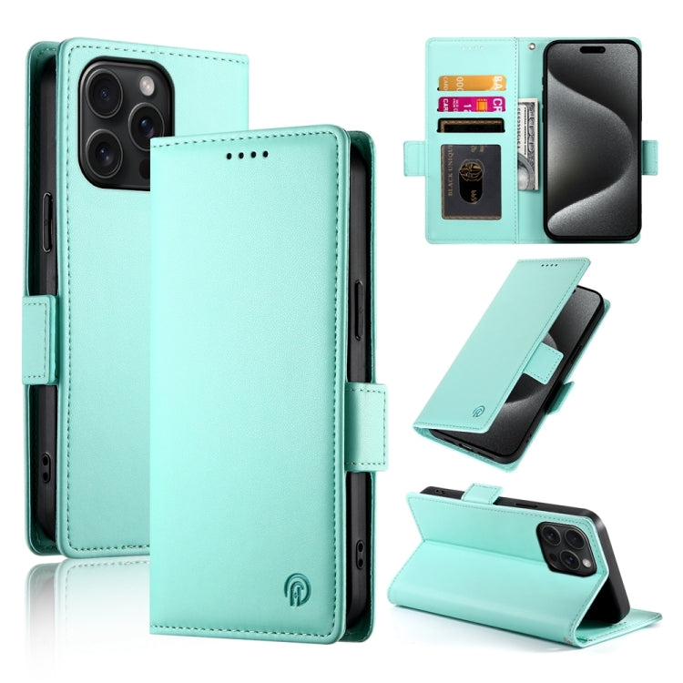 Side Buckle Magnetic Frosted Leather Phone Case, iPhone 16e, For iPhone 15 Pro Max, For iPhone 15 Pro, For iPhone 15 Plus