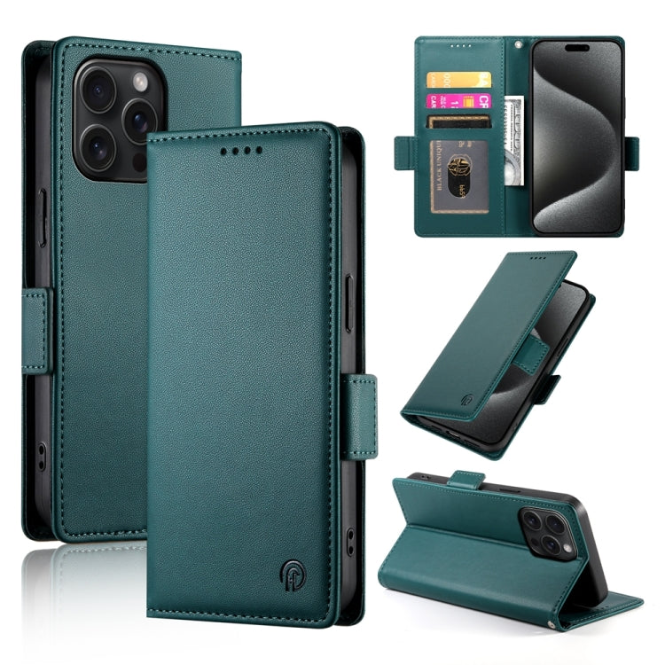 Side Buckle Magnetic Frosted Leather Phone Case, iPhone 16e, For iPhone 15 Pro Max, For iPhone 15 Pro, For iPhone 15 Plus