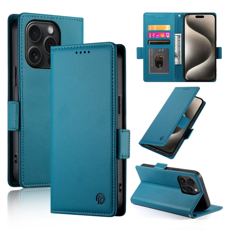 Side Buckle Magnetic Frosted Leather Phone Case, iPhone 16e, For iPhone 15 Pro Max, For iPhone 15 Pro, For iPhone 15 Plus