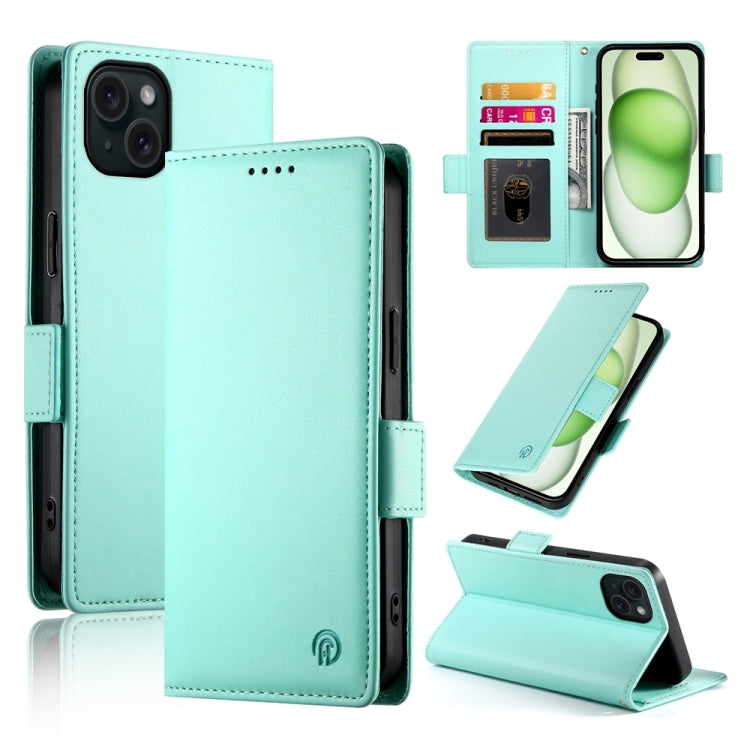 Side Buckle Magnetic Frosted Leather Phone Case, iPhone 16e, For iPhone 15 Pro Max, For iPhone 15 Pro, For iPhone 15 Plus