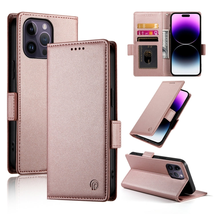 Side Buckle Magnetic Frosted Leather Phone Case, For iPhone 14 Pro Max, For iPhone SE 2022 / SE 2020 / 8, For iPhone 13 Pro Max, For iPhone 13 Pro