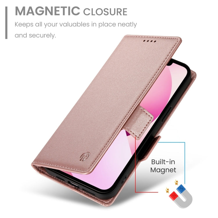 Side Buckle Magnetic Frosted Leather Phone Case, For iPhone 13, For iPhone 13 mini, For iPhone 12 / 12 Pro, For iPhone 12 Pro Max