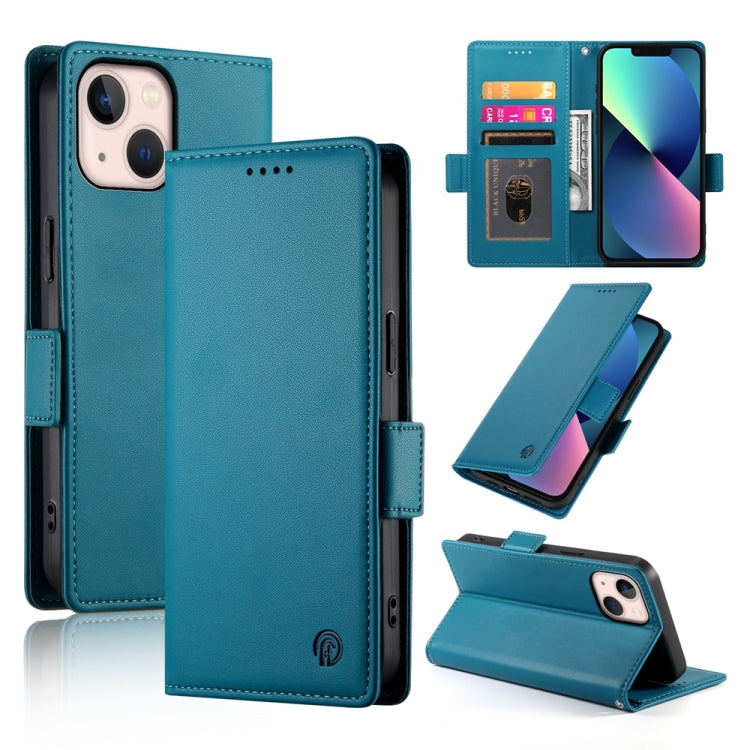 Side Buckle Magnetic Frosted Leather Phone Case, For iPhone 13, For iPhone 13 mini, For iPhone 12 / 12 Pro, For iPhone 12 Pro Max