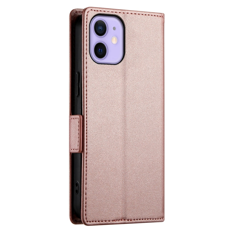 Side Buckle Magnetic Frosted Leather Phone Case, For iPhone 12 mini, For iPhone 11 Pro Max, For iPhone 11, For iPhone 11 Pro