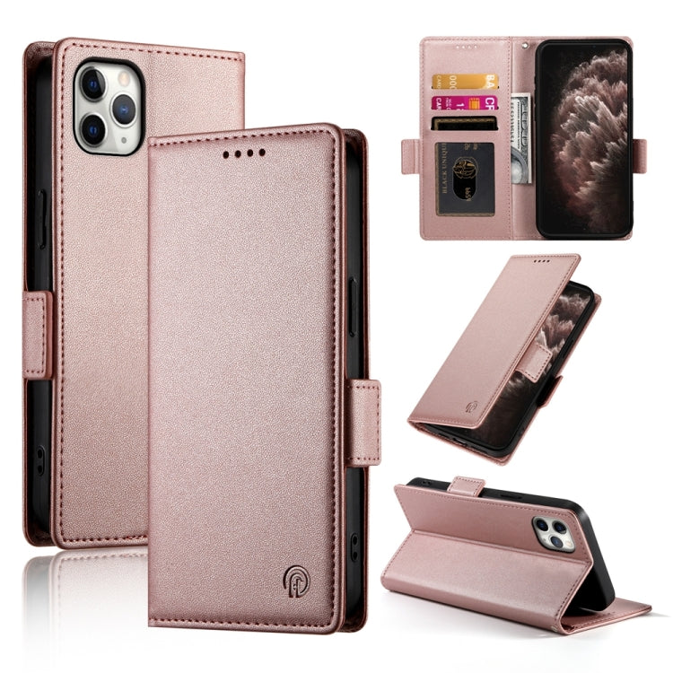 Side Buckle Magnetic Frosted Leather Phone Case, For iPhone 12 mini, For iPhone 11 Pro Max, For iPhone 11, For iPhone 11 Pro