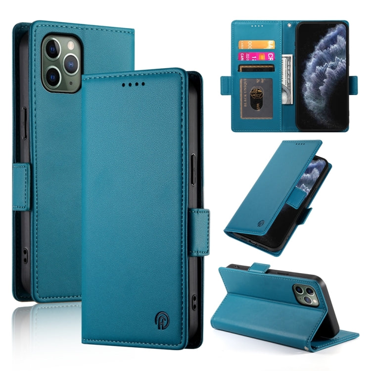 Side Buckle Magnetic Frosted Leather Phone Case, For iPhone 12 mini, For iPhone 11 Pro Max, For iPhone 11, For iPhone 11 Pro