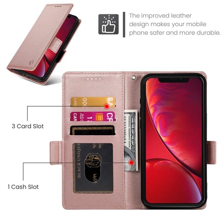 Side Buckle Magnetic Frosted Leather Phone Case, For iPhone X / XS, For iPhone XR, For iPhone XS Max, For iPhone 8 Plus / 7 Plus