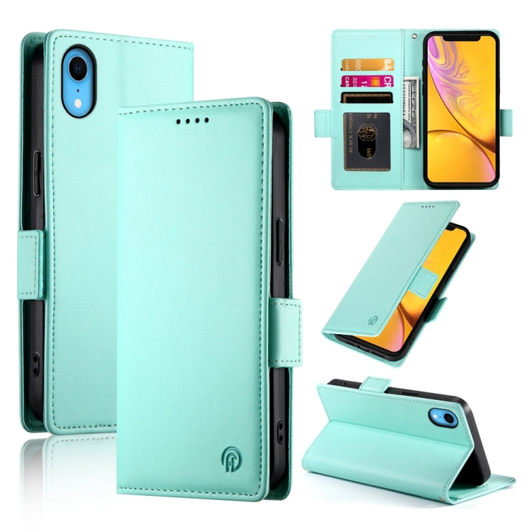 Side Buckle Magnetic Frosted Leather Phone Case, For iPhone X / XS, For iPhone XR, For iPhone XS Max, For iPhone 8 Plus / 7 Plus