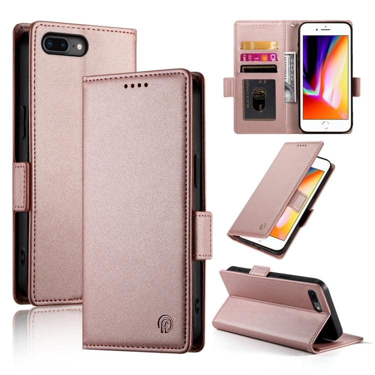 Side Buckle Magnetic Frosted Leather Phone Case, For iPhone X / XS, For iPhone XR, For iPhone XS Max, For iPhone 8 Plus / 7 Plus