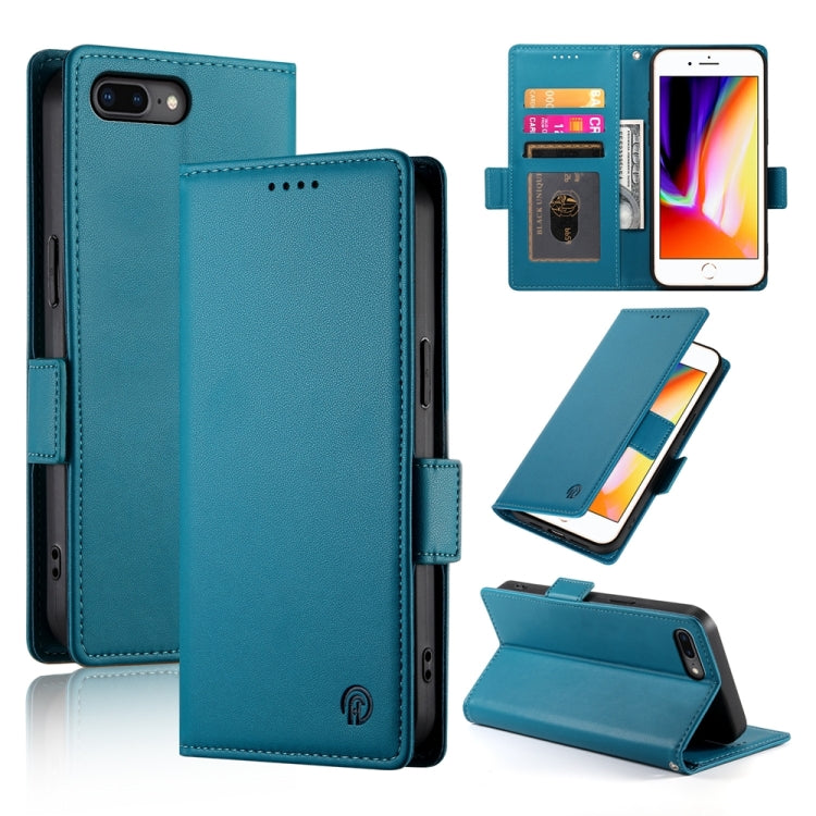 Side Buckle Magnetic Frosted Leather Phone Case, For iPhone X / XS, For iPhone XR, For iPhone XS Max, For iPhone 8 Plus / 7 Plus