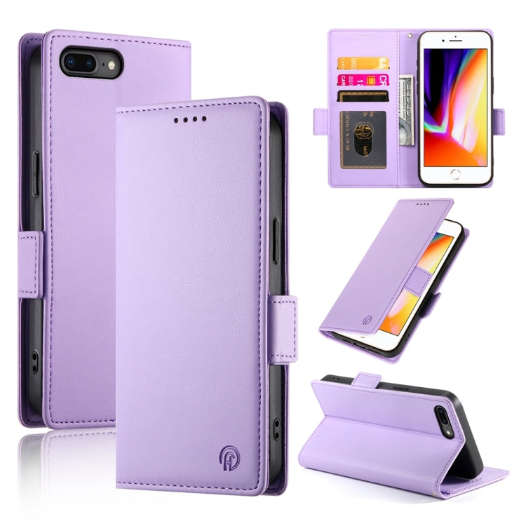 Side Buckle Magnetic Frosted Leather Phone Case, For iPhone X / XS, For iPhone XR, For iPhone XS Max, For iPhone 8 Plus / 7 Plus