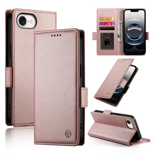 Side Buckle Magnetic Frosted Leather Phone Case, iPhone 16e, For iPhone 15 Pro Max, For iPhone 15 Pro, For iPhone 15 Plus