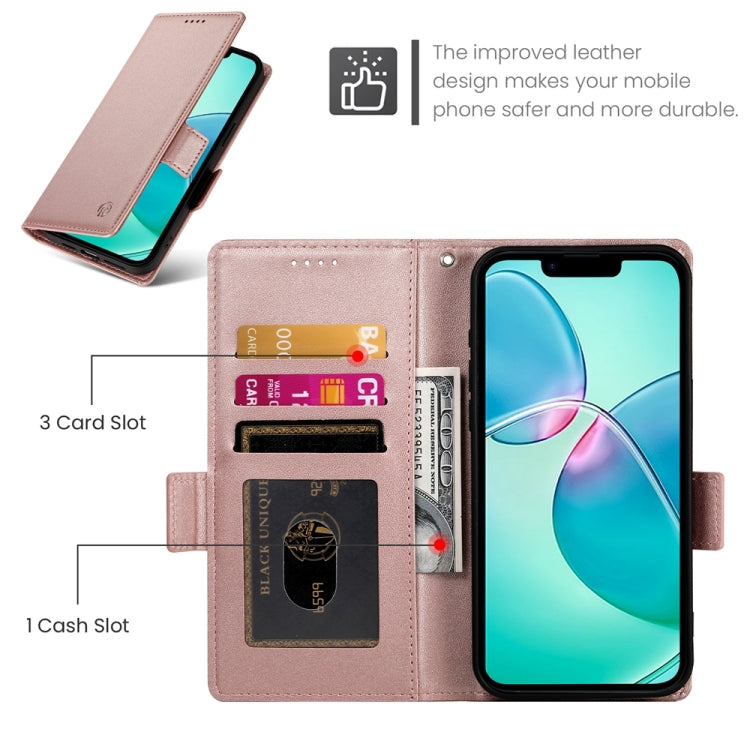 Side Buckle Magnetic Frosted Leather Phone Case, iPhone 16e, For iPhone 15 Pro Max, For iPhone 15 Pro, For iPhone 15 Plus