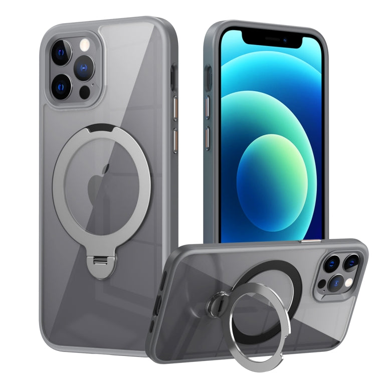 Transparent MagSafe Magnetic Rotating Ring Holder Phone Case, For iPhone 14 Plus, For iPhone 14, For iPhone 14 Pro, For iPhone 14 Pro Max, For iPhone 13 Pro Max, For iPhone 13 Pro, For iPhone 13, For iPhone 12 / 12 Pro