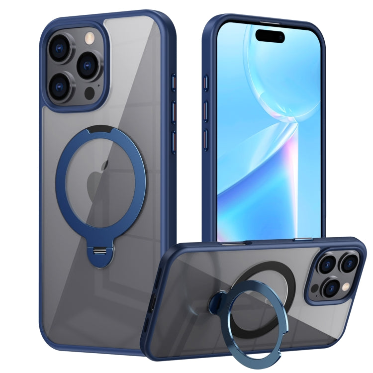 Transparent MagSafe Magnetic Rotating Ring Holder Phone Case, For iPhone 16 Pro Max, For iPhone 16 Pro, For iPhone 16 Plus, For iPhone 16, For iPhone 15 Pro Max, For iPhone 15 Pro, For iPhone 15 Plus, For iPhone 15