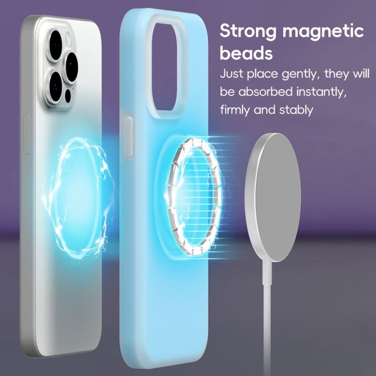 Jelly Liquid Silicone MagSafe Magnetic Phone Case, For iPhone 16 Pro Max, For iPhone 16 Pro, For iPhone 16 Plus