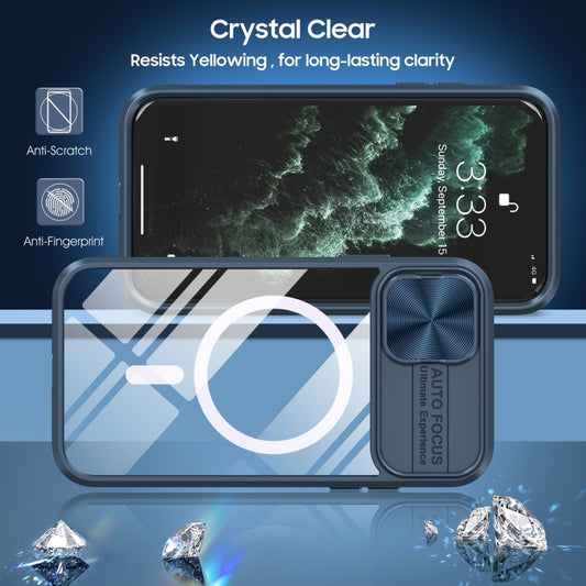 Clear Acrylic + PC + TPU MagSafe Lens Sliding Cover Full Coverage Phone Case, For iPhone 12, For  iPhone 12 Pro Max, For  iPhone 11 Pro Max, For iPhone 11