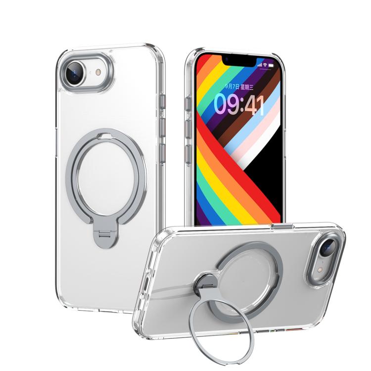 Double Ring MagSafe Magnetic Holder Phone Case, For iPhone 16e, For iPhone 16 Pro Max, For iPhone 16 Pro, For iPhone 16 Plus, For iPhone 16