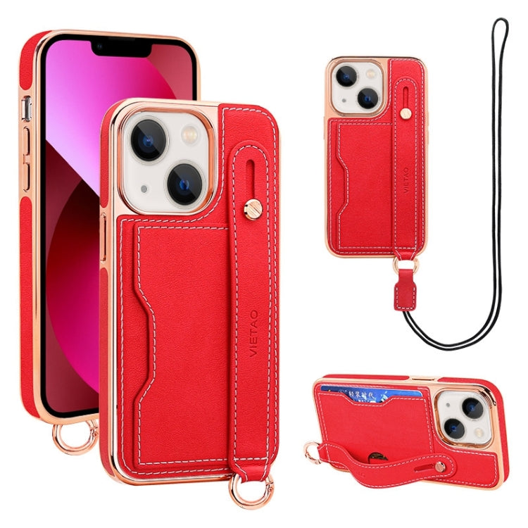 VIETAO Card Slot Wristband Phone Case with Lanyard, For iPhone 13 Pro Max, For iPhone 13 Pro, For iPhone 13, For iPhone 12 / 12 Pro, For iPhone 12 Pro Max