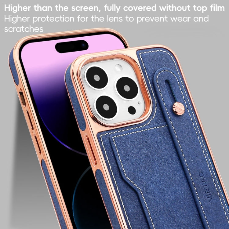 VIETAO Card Slot Wristband Phone Case with Lanyard, For iPhone 16 Pro Max, For iPhone 16 Pro, For iPhone 16 Plus, For iPhone 16, For iPhone 15 Pro Max, For iPhone 15 Pro