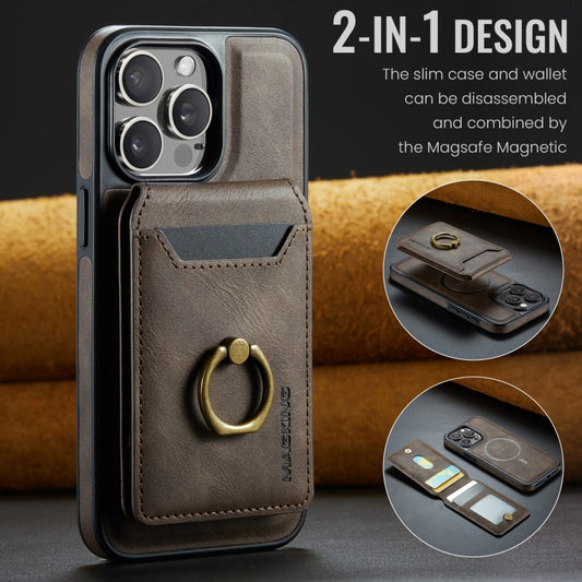 DG.MING K1 MagSafe Detachable Wallet RFID Back Cover Phone Case, For iPhone 13 Pro, For iPhone 13, For iPhone 16 Plus, For iPhone 12, For iPhone 12 Pro Max, For iPhone 12 Pro