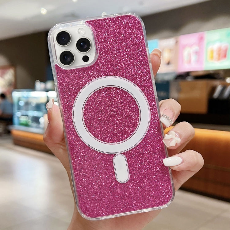 Acrylic Transparent Glitter MagSafe Phone Case, For iPhone 15 Pro Max, For iPhone 15 Pro, For iPhone 15 Plus, For iPhone 15