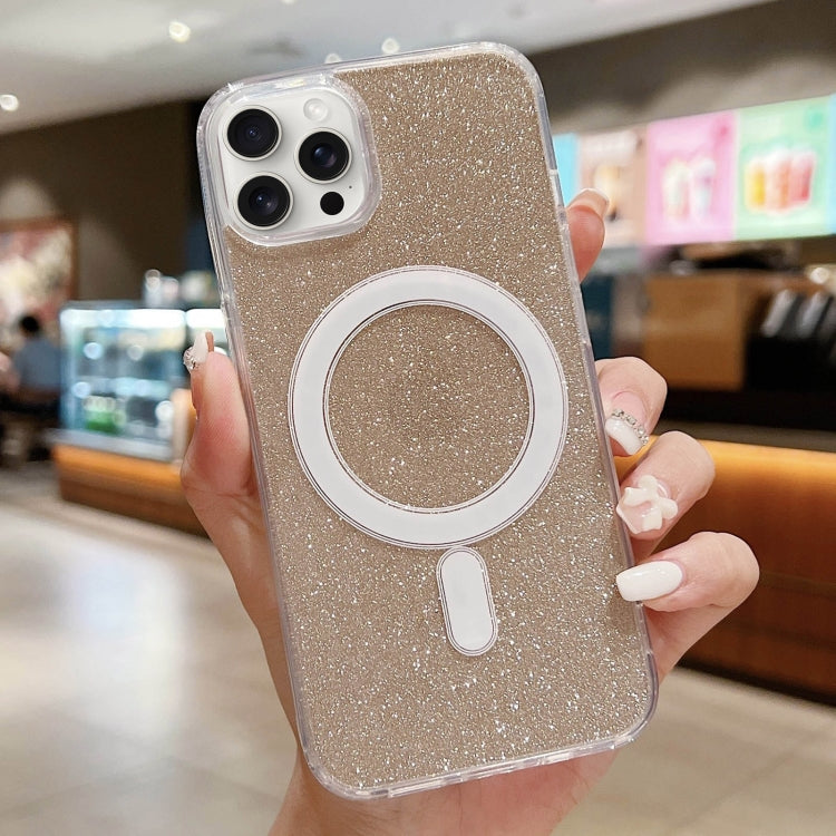 Acrylic Transparent Glitter MagSafe Phone Case, For iPhone 15 Pro Max, For iPhone 15 Pro, For iPhone 15 Plus, For iPhone 15