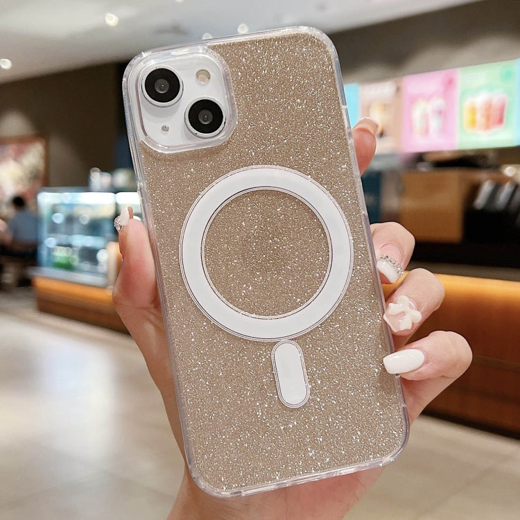 Acrylic Transparent Glitter MagSafe Phone Case, For iPhone 15 Pro Max, For iPhone 15 Pro, For iPhone 15 Plus, For iPhone 15